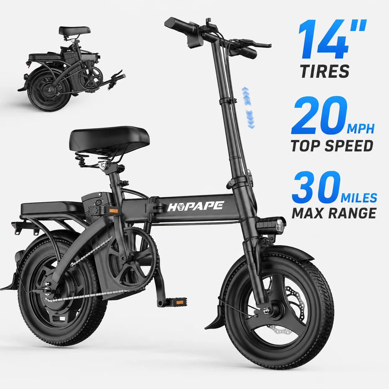 EOEOTWO Fat Tire Electric Bike With Powerful 1000W Motor