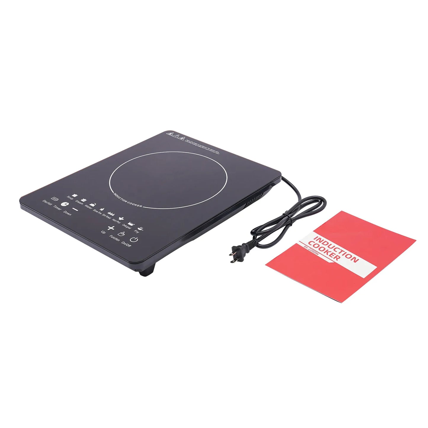Induction Cooktop 110V 750W With 8 Power Levels Timer