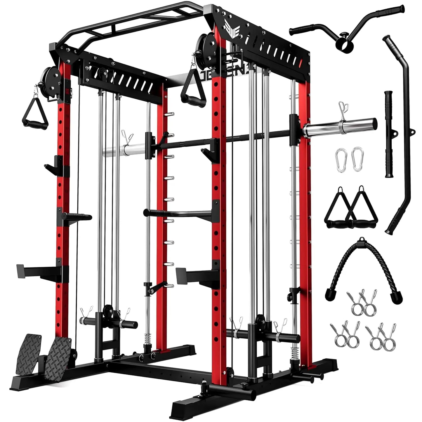 XIAOLANG M21 Smith Machine Dual Pulley Cable Cage 2000LBS