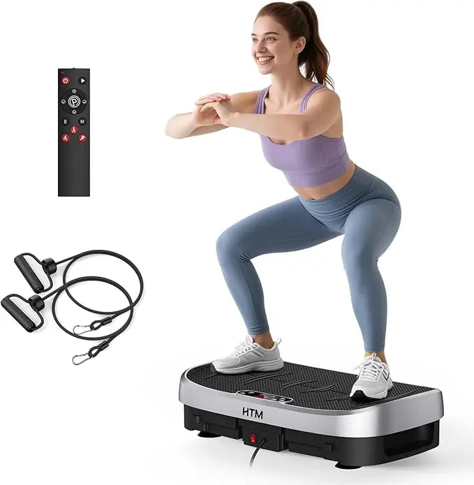 HTM Vibration Plate Multifunction Trainer for Home Gym 330lb