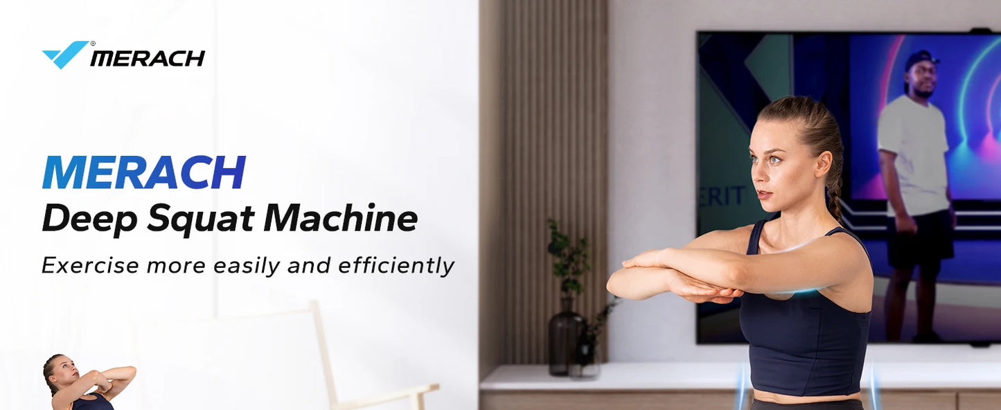 Merach Deep Squat Machine Multifunctional Glutes and Core Trainer