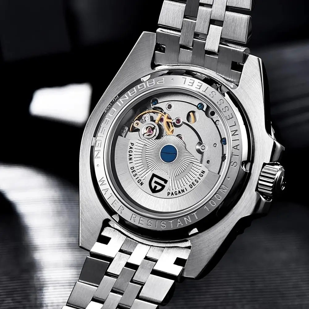 Pagani Design PD-1662 V6 GMT Mechanical Watch Stainless Steel Sapphire
