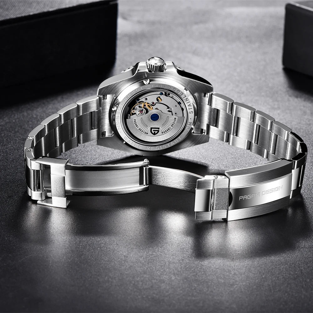Pagani Design PD-1662 V6 GMT Mechanical Watch Stainless Steel Sapphire