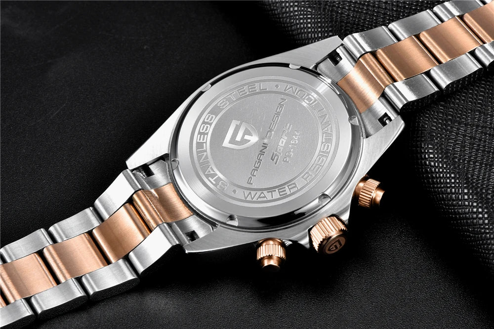 PAGANI DESIGN Men's Sports Quartz Watch With Sapphire Crystal