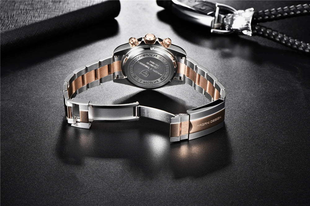 PAGANI DESIGN Men's Sports Quartz Watch With Sapphire Crystal