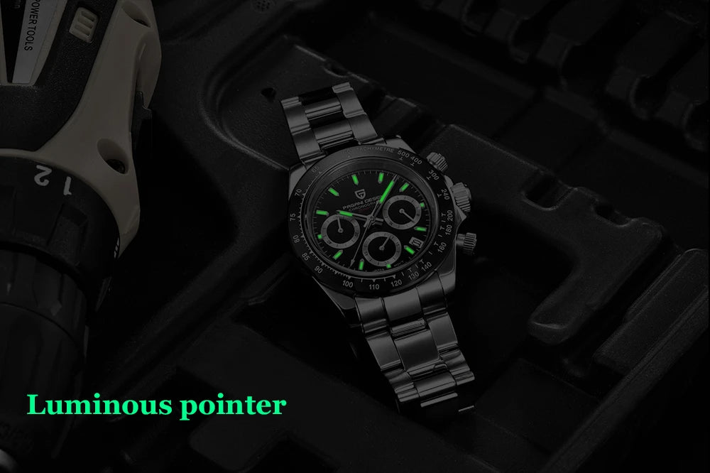 PAGANI DESIGN Men's Sports Quartz Watch With Sapphire Crystal