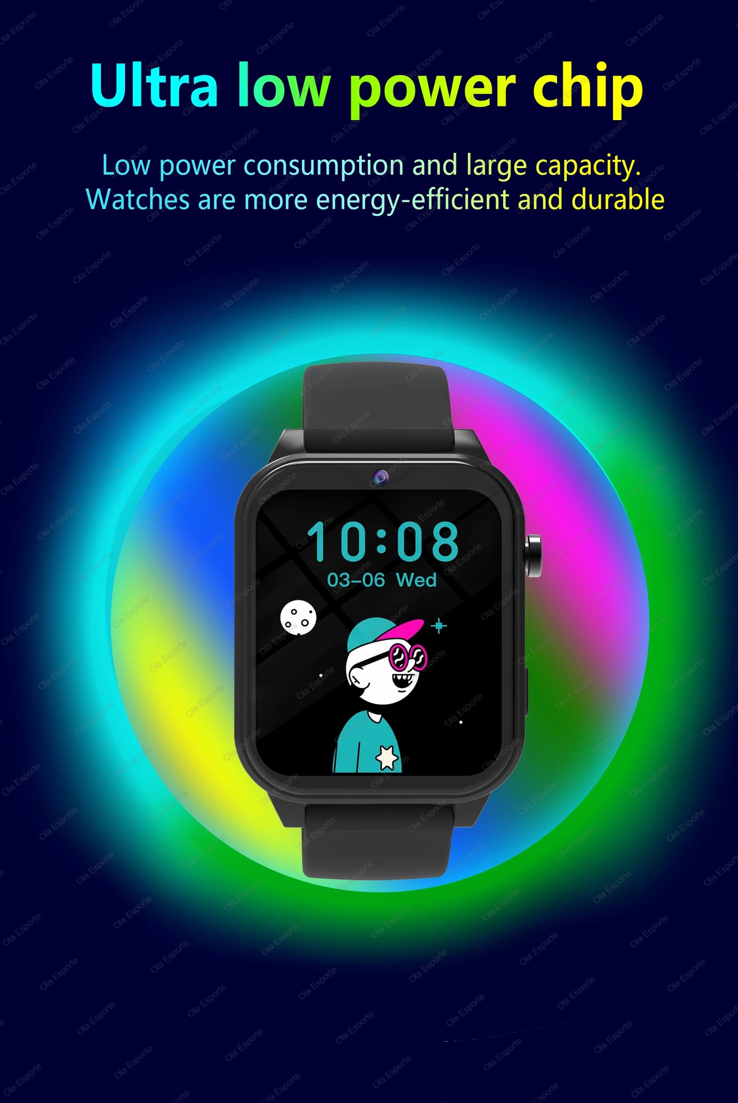 Kids Smartwatch With 100 Plus Games, HD Screen, Music iOS Android