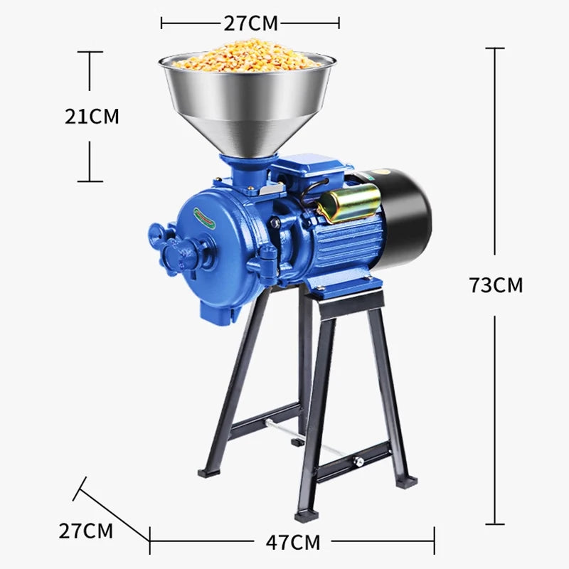 LZHZXY 220V Corn Grinder Multifunctional Dry And Wet Mill