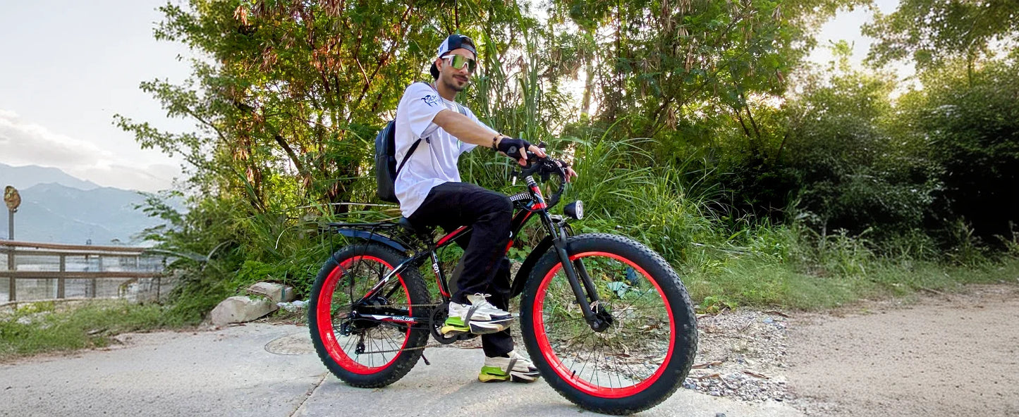 EOEOTWO 1500W Fat Tire Electric Bike For Adults All Terrain