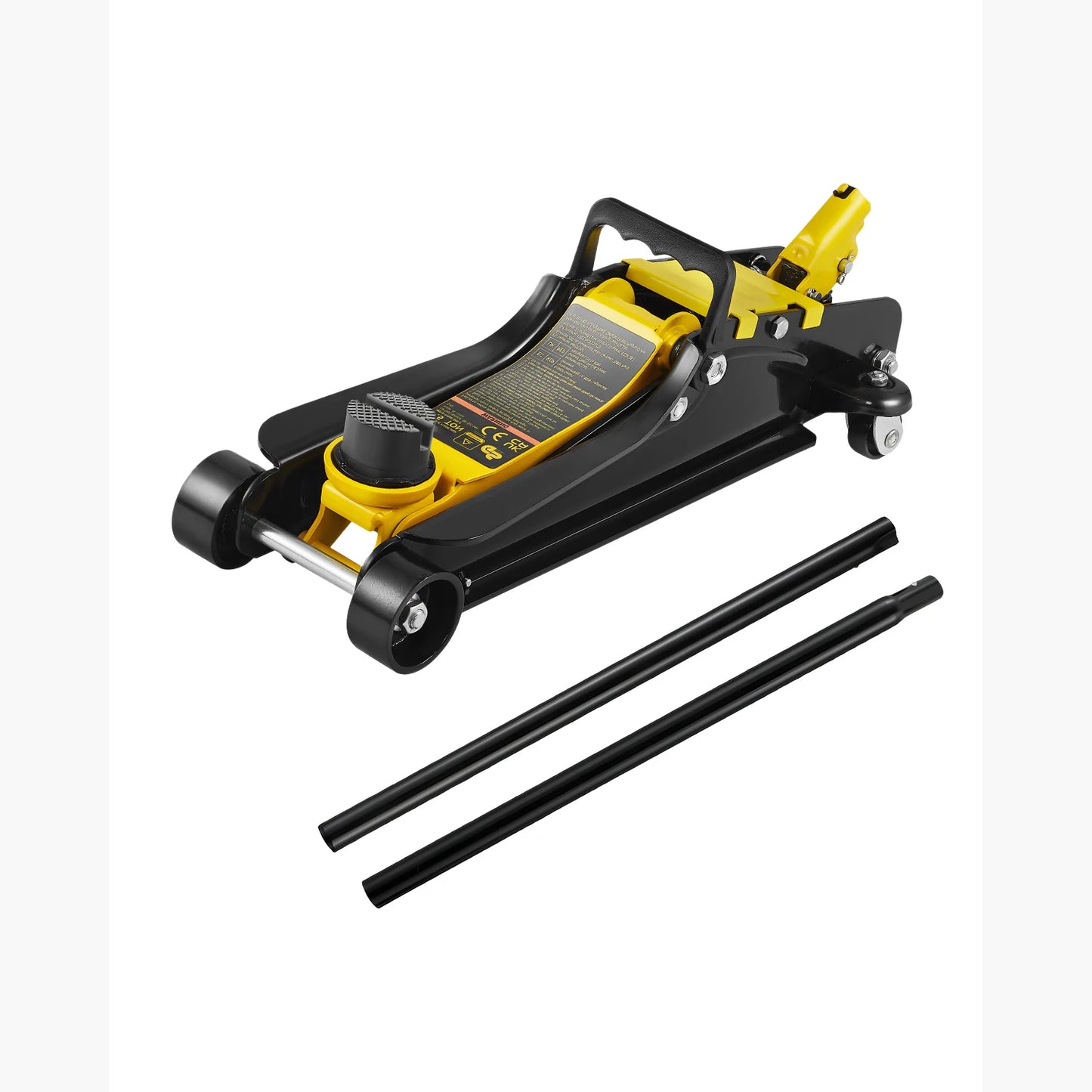SucceBuy Steel Hydraulic Floor Jack With Low Profile Design
