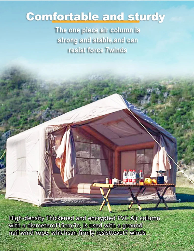 Aufblasbares Campingzelt Glamping für den Außenbereich
