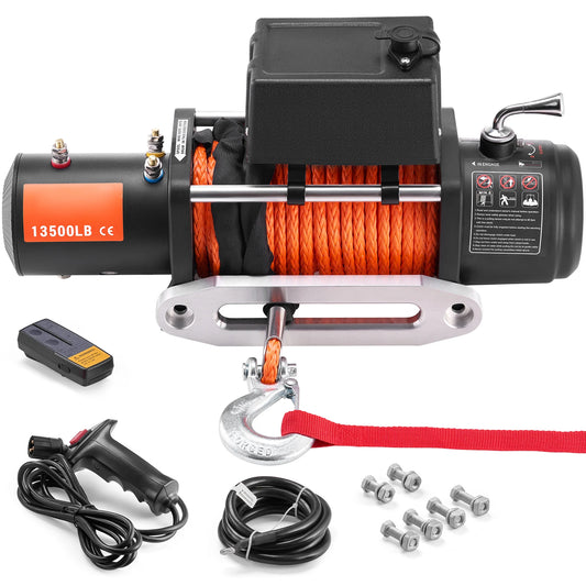 SucceBuy 13500Lb Electric Winch With Wireless Remote