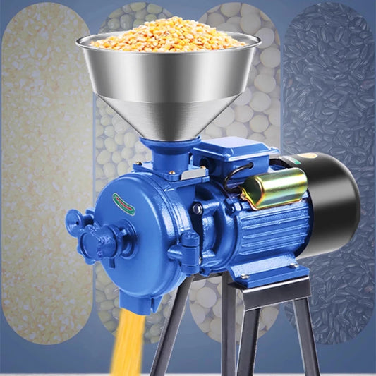 LZHZXY 220V Corn Grinder Multifunctional Dry And Wet Mill