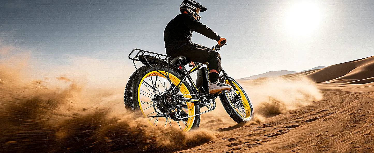 EOEOTWOC 1500W Fat Tire Electric Mountain Ebike 34MPH