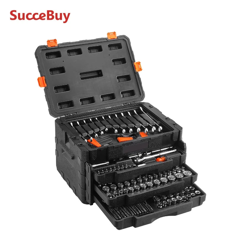 SucceBuy Professional Mechanics Tool And Socket Set Master Kit