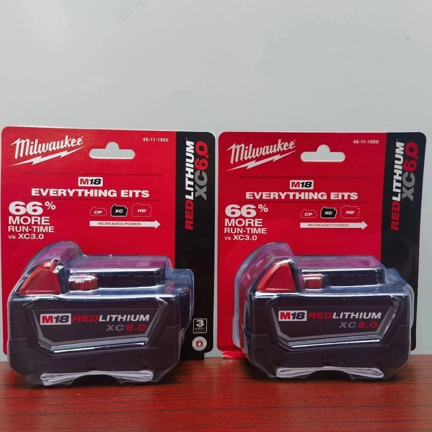 Milwaukee 18V 6.0Ah M18 Battery Pack 48 11 1860 New