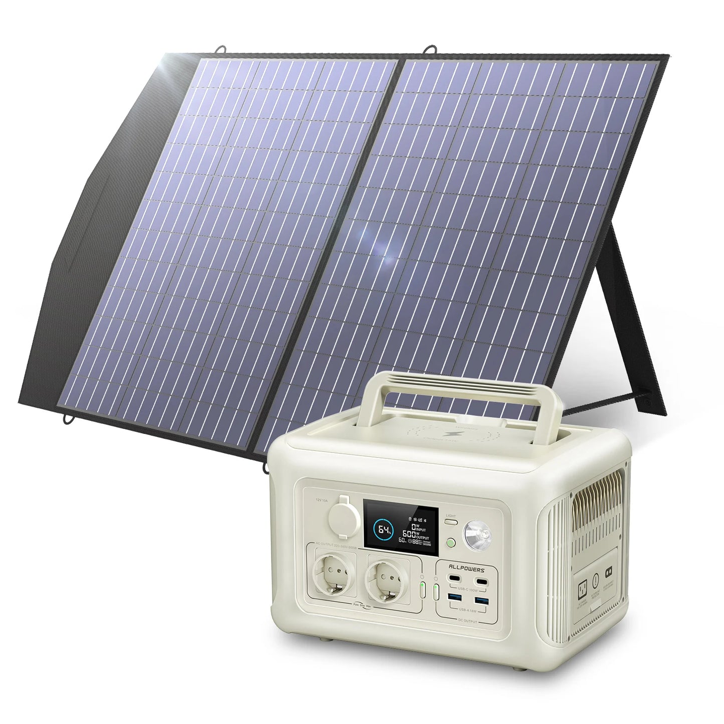 ALLPOWERS R600 Portable Power Station 299Wh Solar Generator
