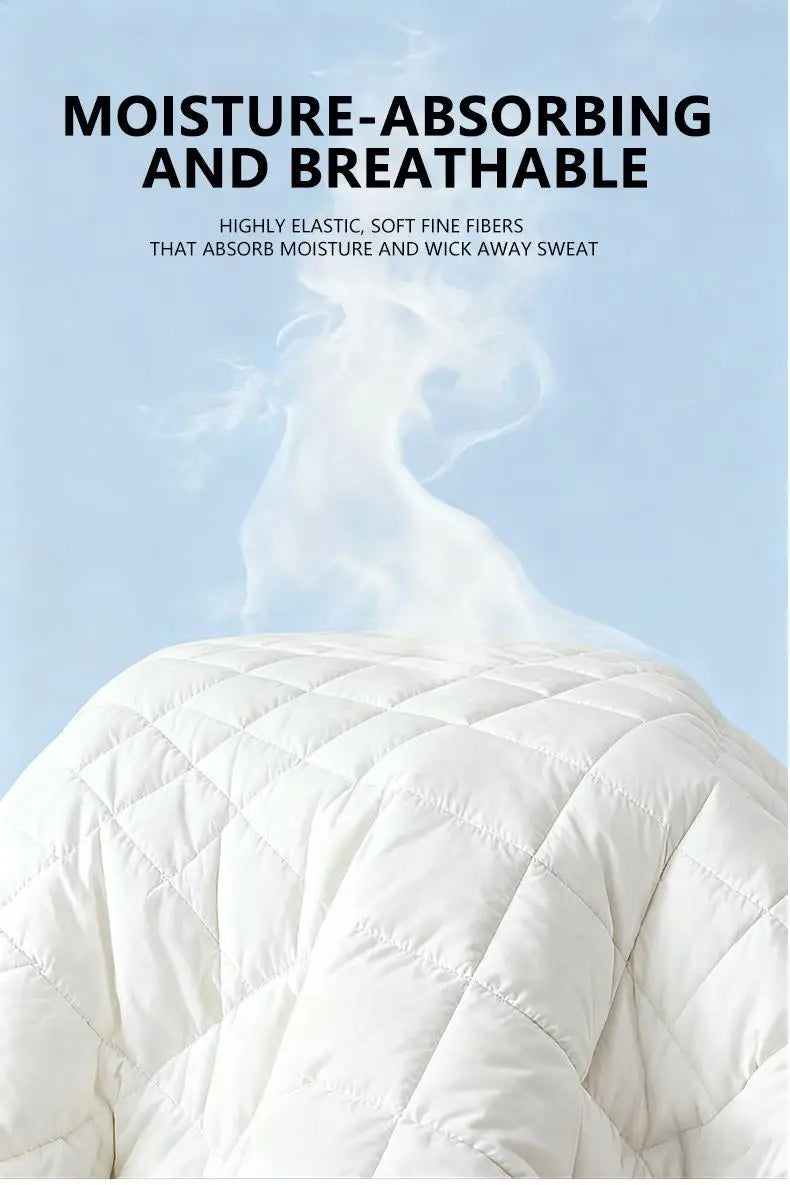 Waterproof Mattress Protector, Skin Friendly Quilted Cover With Deep Pocket