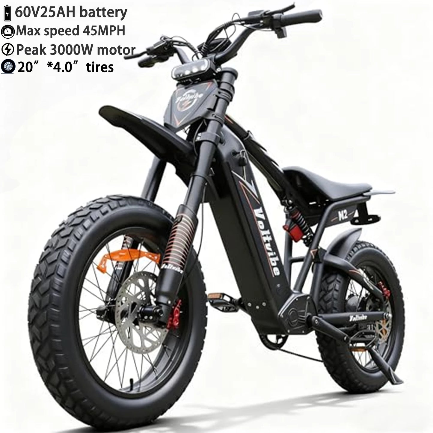 BAOLUJIE Electric Bike 1500W Peak Power E Bike for Adults