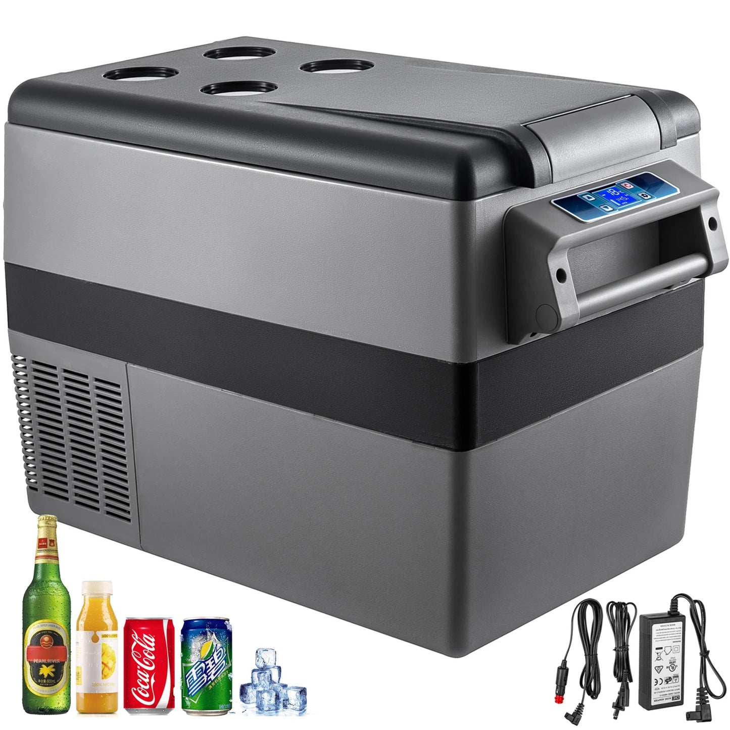 VEVOR Car Refrigerator Portable Compressor Cooler DC 110 240V