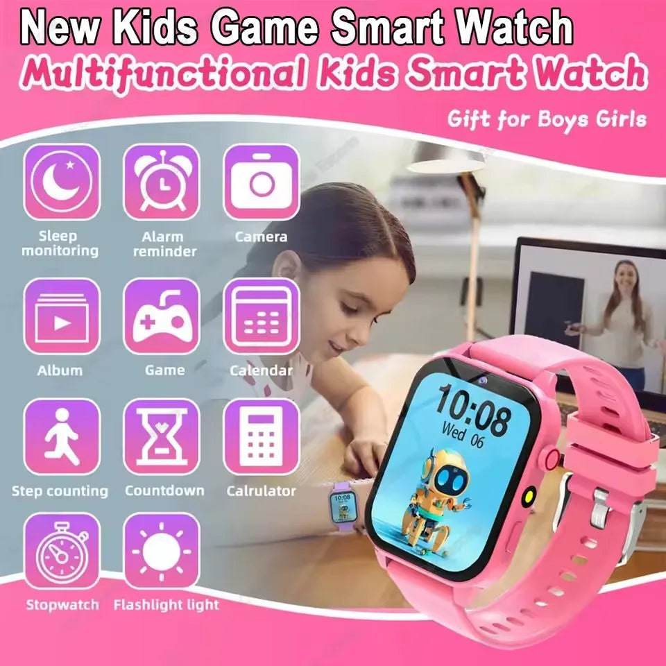 Kids Smartwatch With 100 Plus Games, HD Screen, Music iOS Android