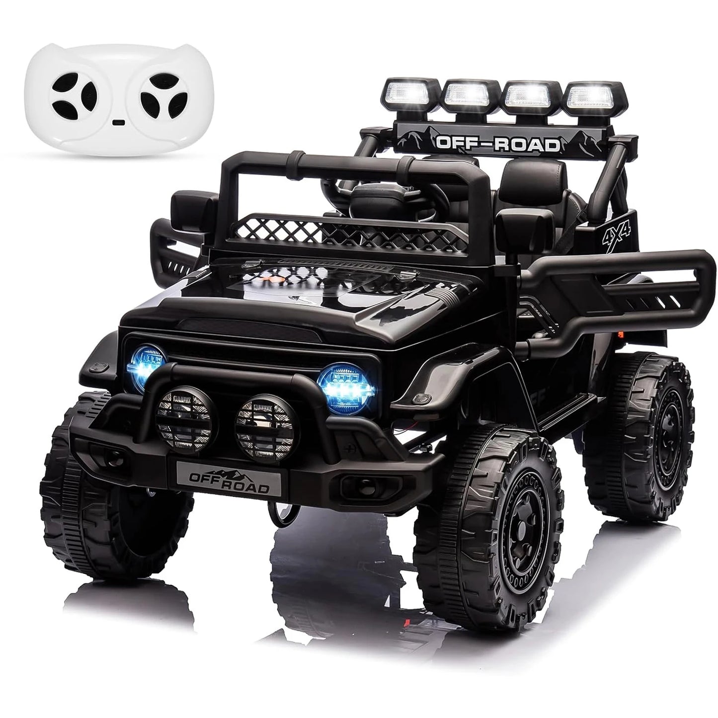 12V Kids Ride On Truck With Remote Control LED Lights