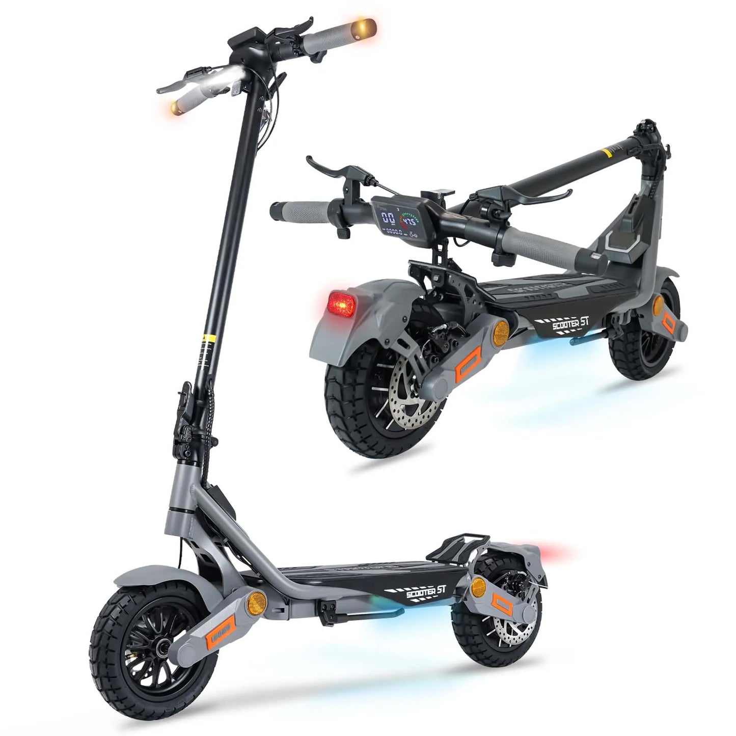 BIkydom Electric Scooter 1200W 48V Top Speed 35MPH Premium