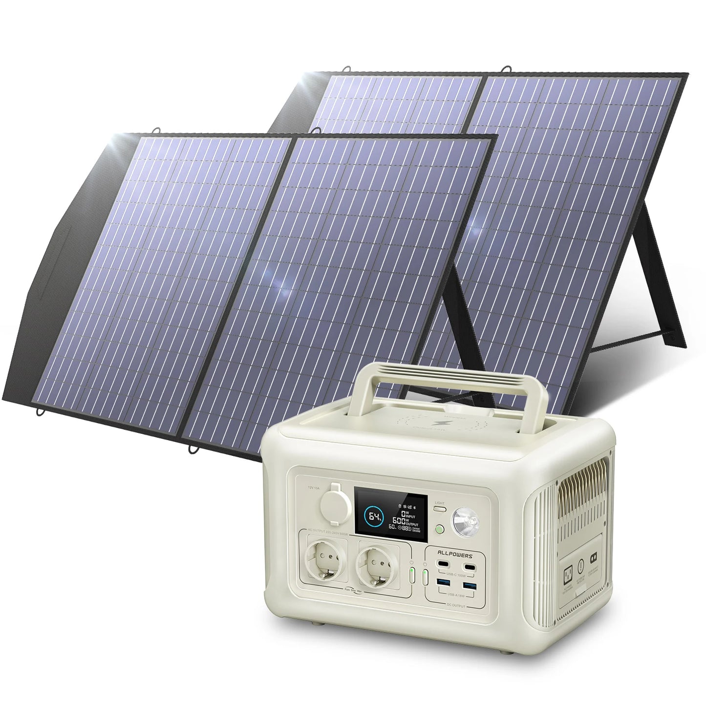 ALLPOWERS R600 Portable Power Station 299Wh Solar Generator