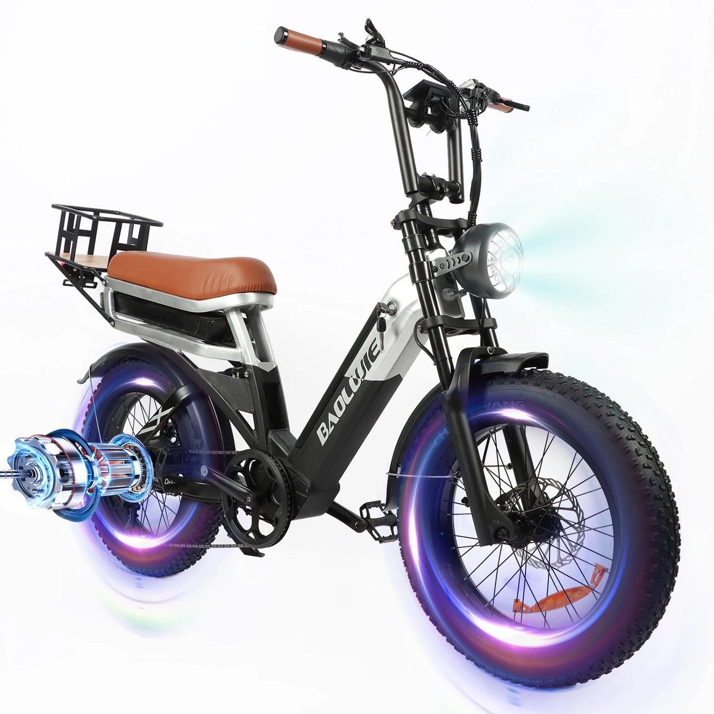 BAOLUJIE Electric Bike 1500W Peak Power E Bike for Adults