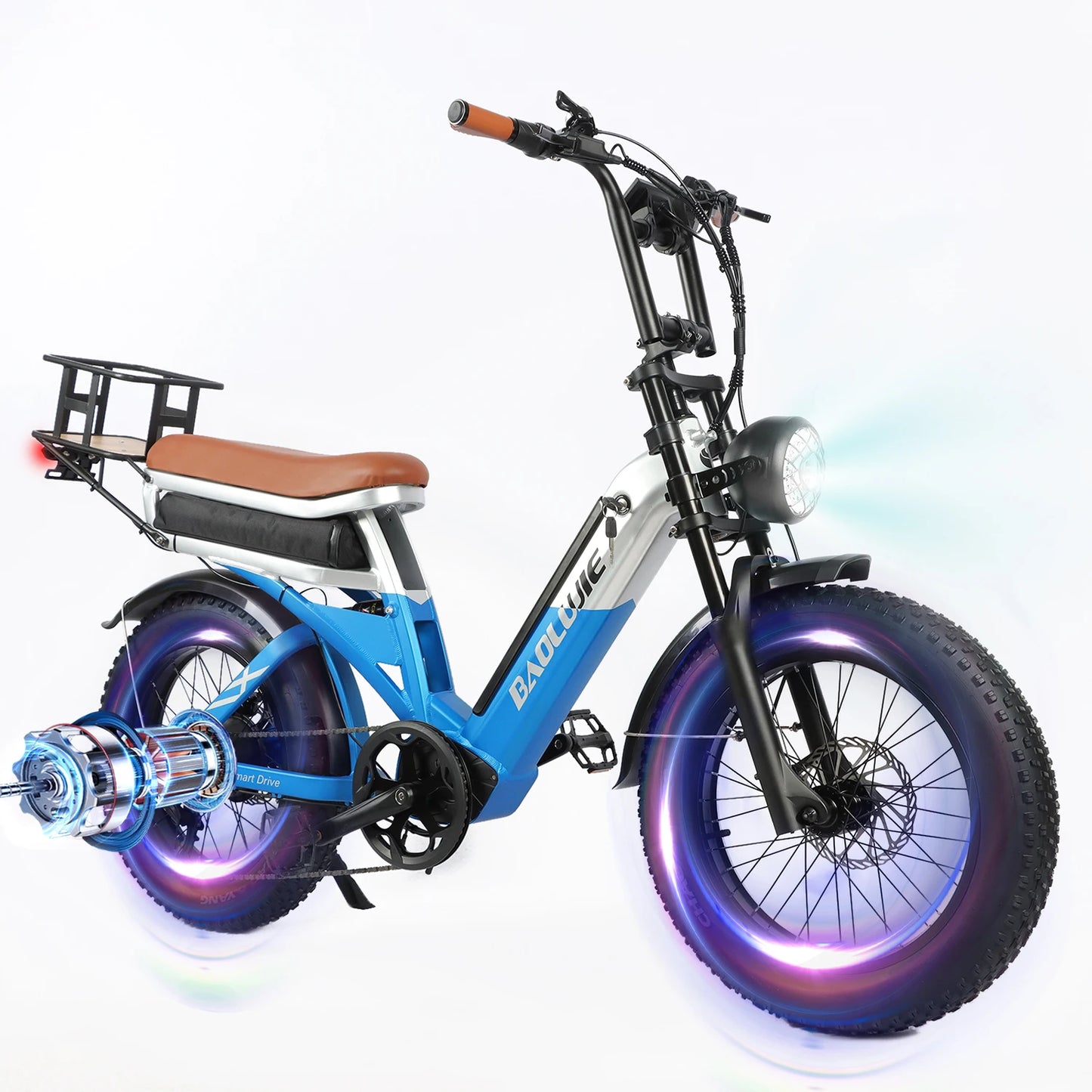 BAOLUJIE Electric Bike 1500W Peak Power E Bike for Adults