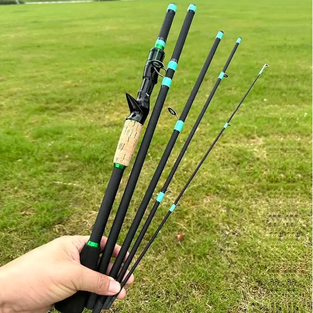 Ultralight Portable Baitcasting Fishing Rod And Reel Set