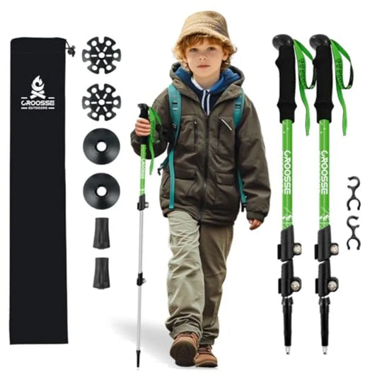 Lightweight Collapsible Hiking Poles Telescoping Trekking Poles Set