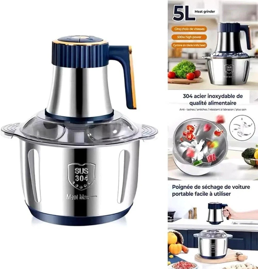 Automatic Meat Grinder Stainless Steel Electric Food Processor