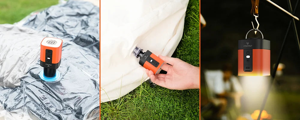 ETENWOLF Air 3 Wireless Pump USBC Fast Charging For Outdoors
