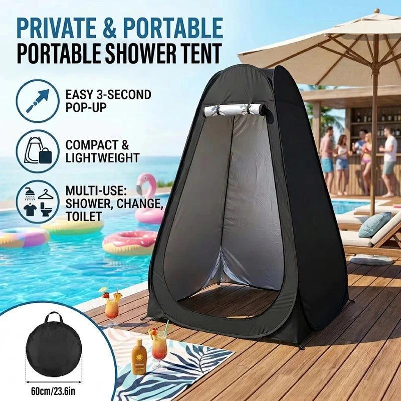 Portable Camping Shower Toilet Changing Tent For Outdoor Use