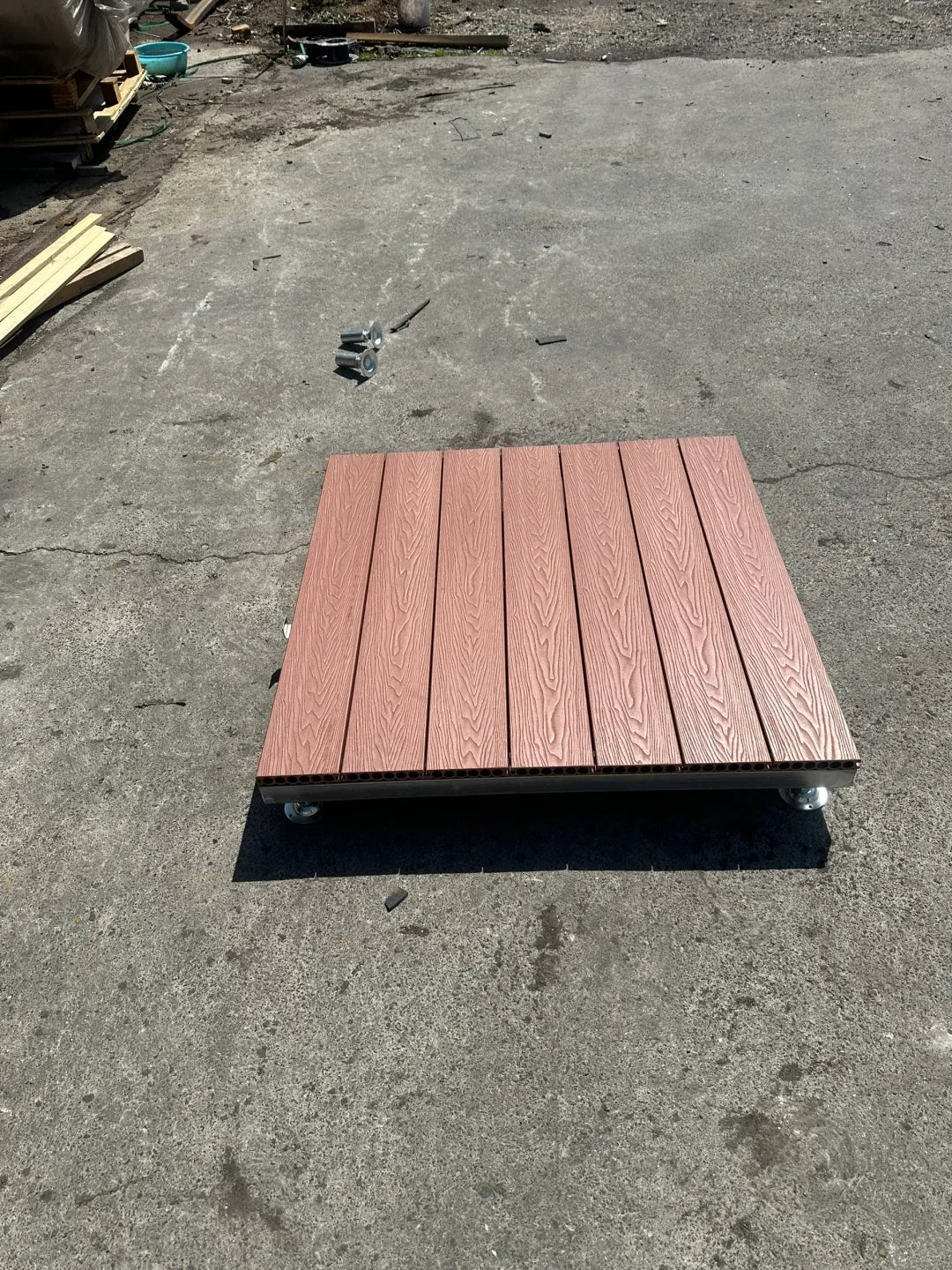 WPC Outdoor Platform Modules for Yard and Camping Gear