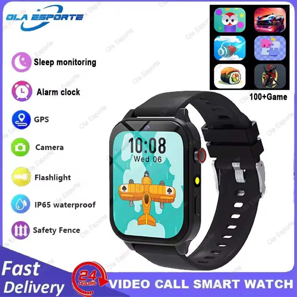 Kids Smartwatch With 100 Plus Games, HD Screen, Music iOS Android