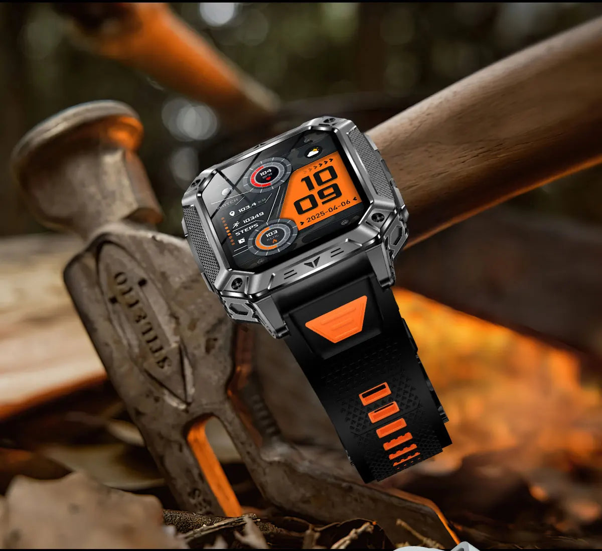 GPS Smart Watch AMOLED 1400mAh Waterproof Fitness Tracker Bluetooth Call
