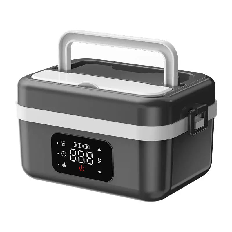 Wireless Electric Insulated Lunch Box With 60W Heating 8000mAh Battery