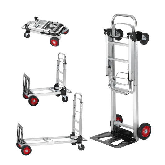 SucceBuy 400 Lb Folding Hand Truck Dolly With Wheels