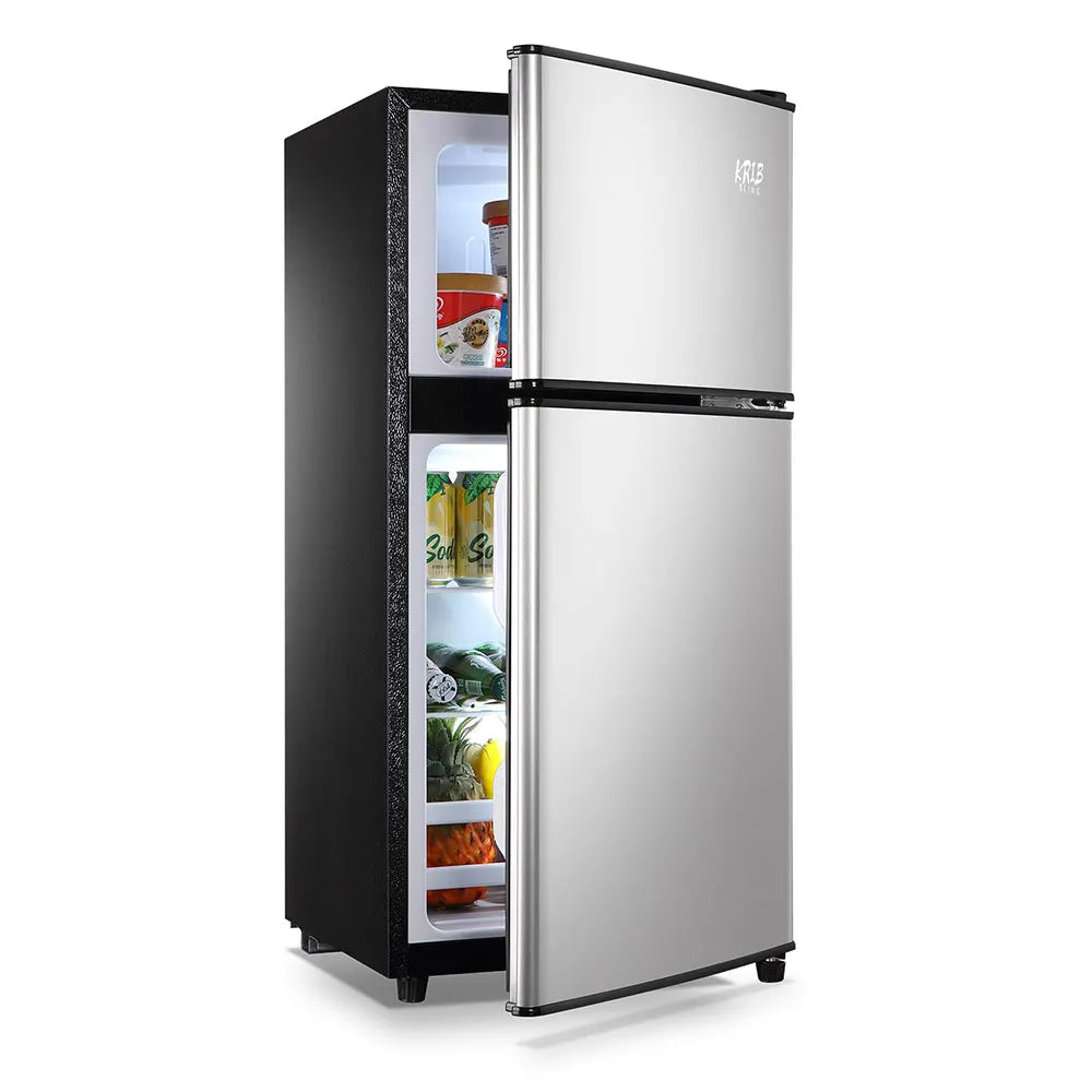 Krib Bling Mini Fridge With Freezer 2.9 Cu Ft Efficient
