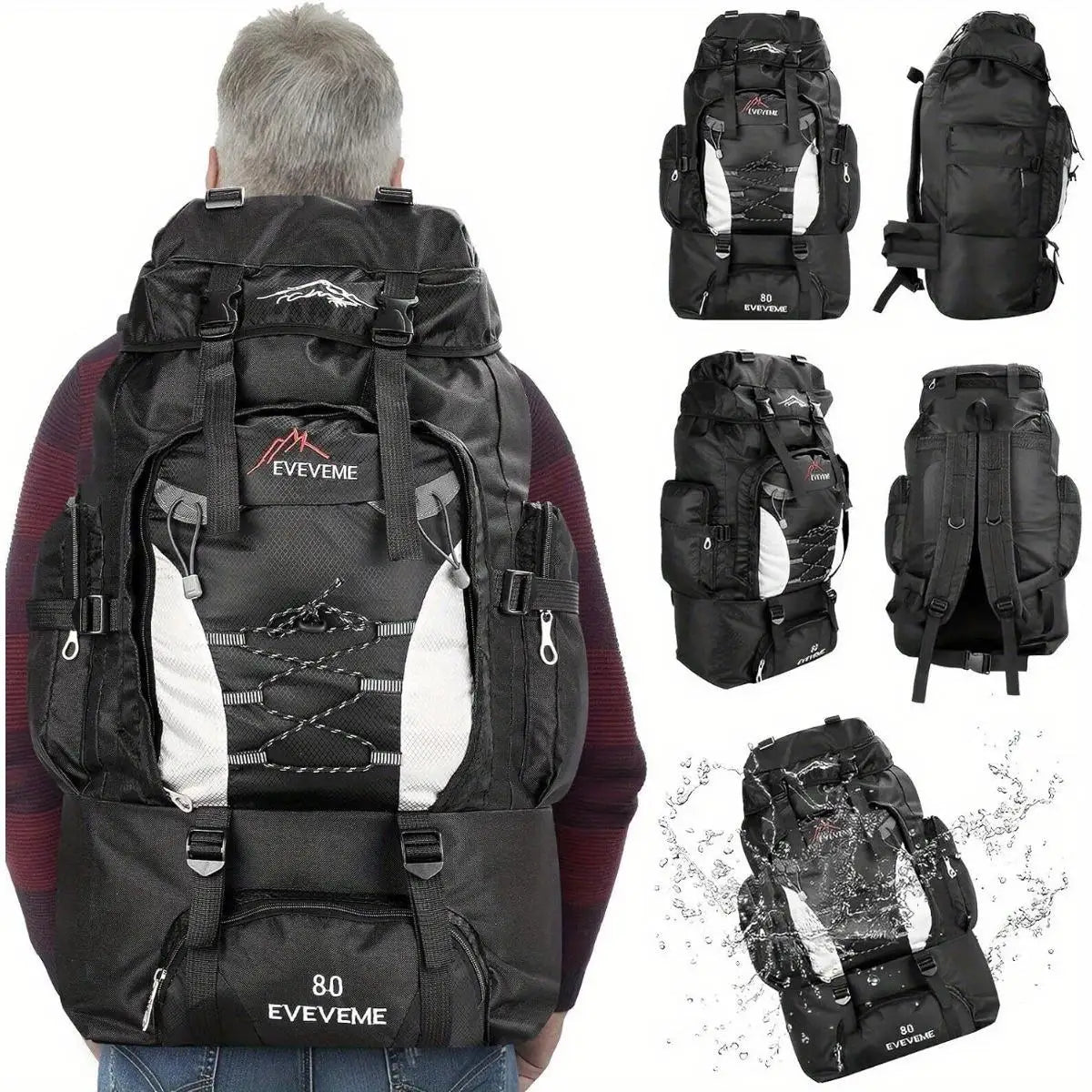 Outdoor Casual Sports Backpack for Hiking Camping and Travel
