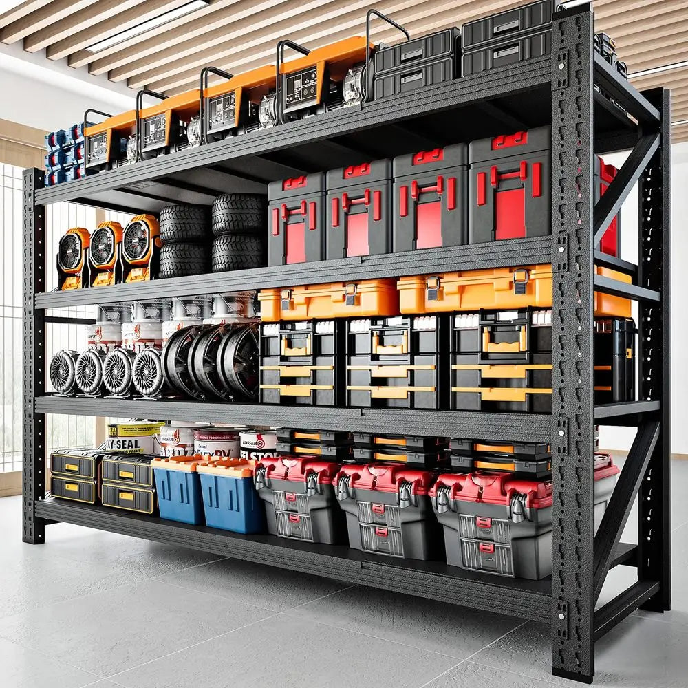 Heavy Duty 5000 Lb Garage Storage Shelves, Adjustable Metal Units