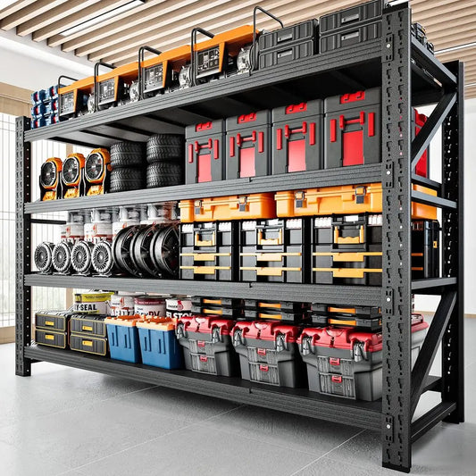 Heavy Duty 5000 Lb Garage Storage Shelves, Adjustable Metal Units