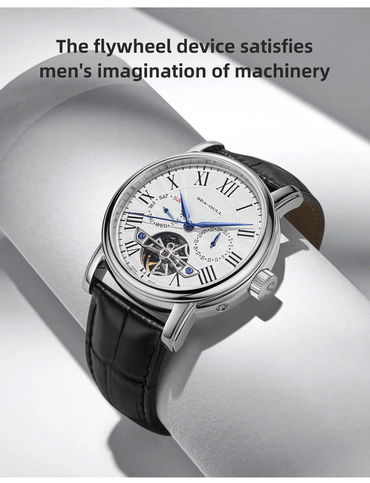 Sea-Gull Stainless Steel Luxury Mechanical Watch For Men