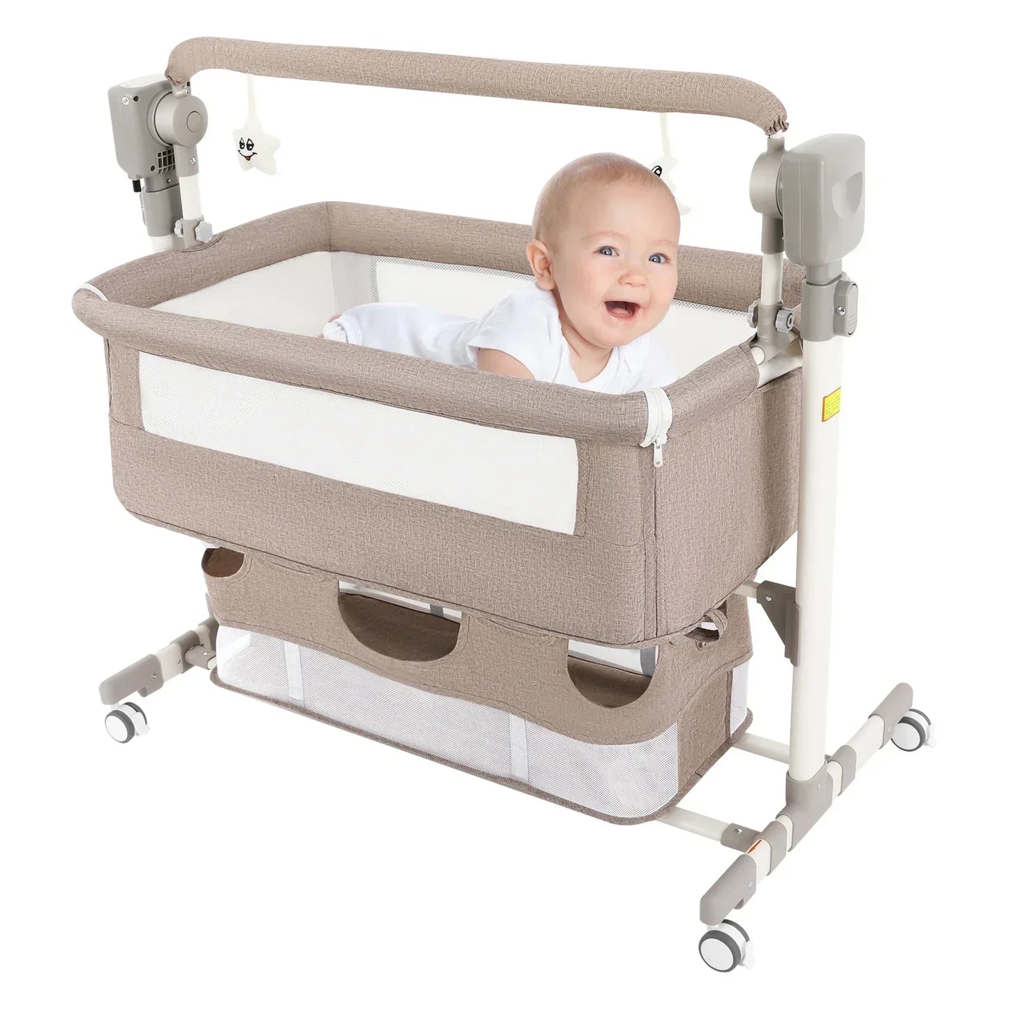 Smart Electric Baby Bassinet Bedside Sleeper With Music Automatic Cradle