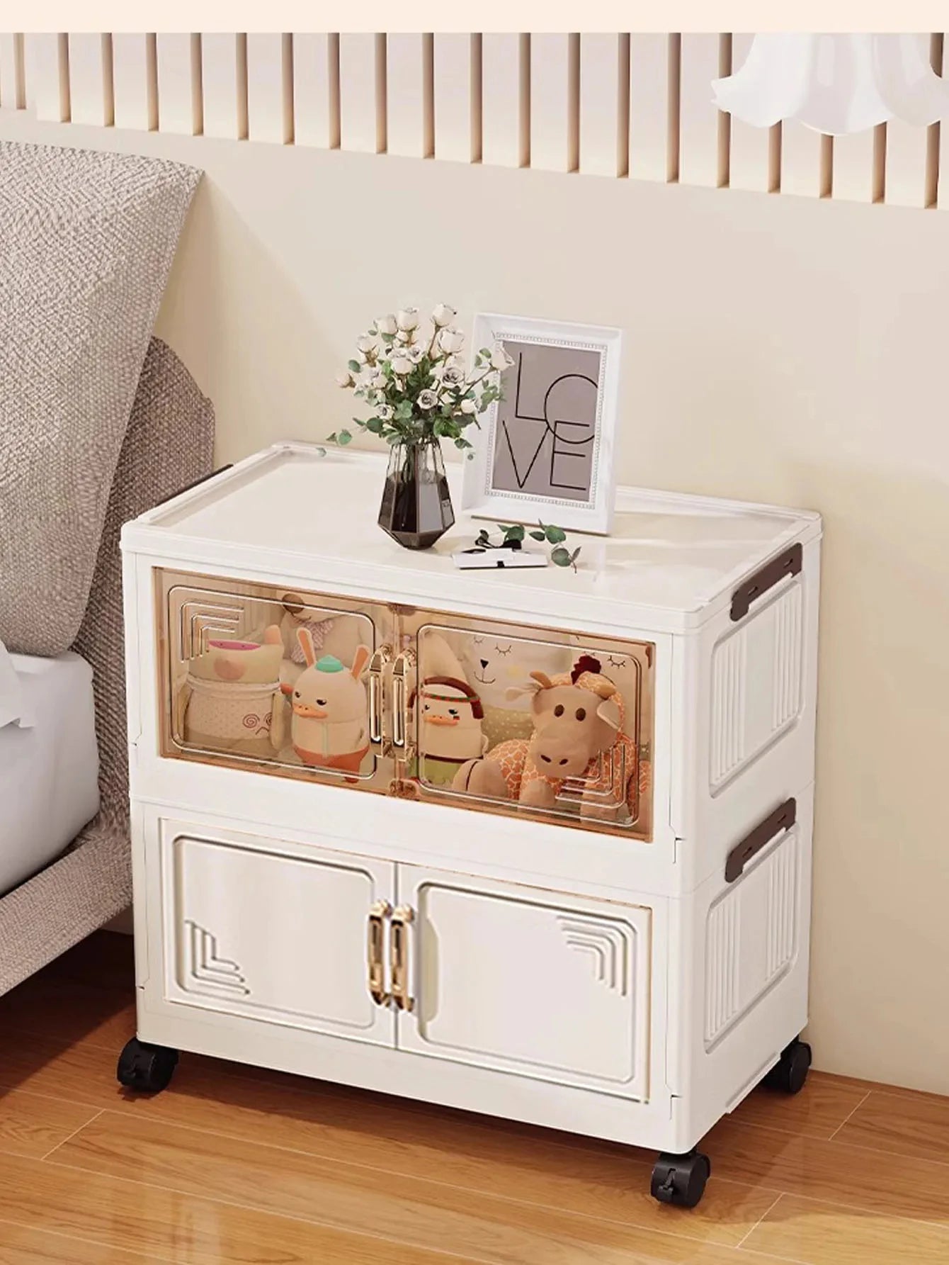 Multifunctional Folding Storage Cabinet Wardrobe Organizer For Home