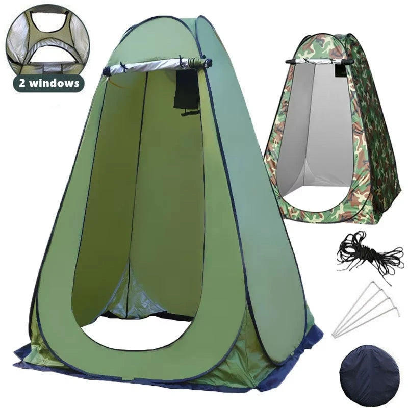 Portable Camping Shower Toilet Changing Tent For Outdoor Use
