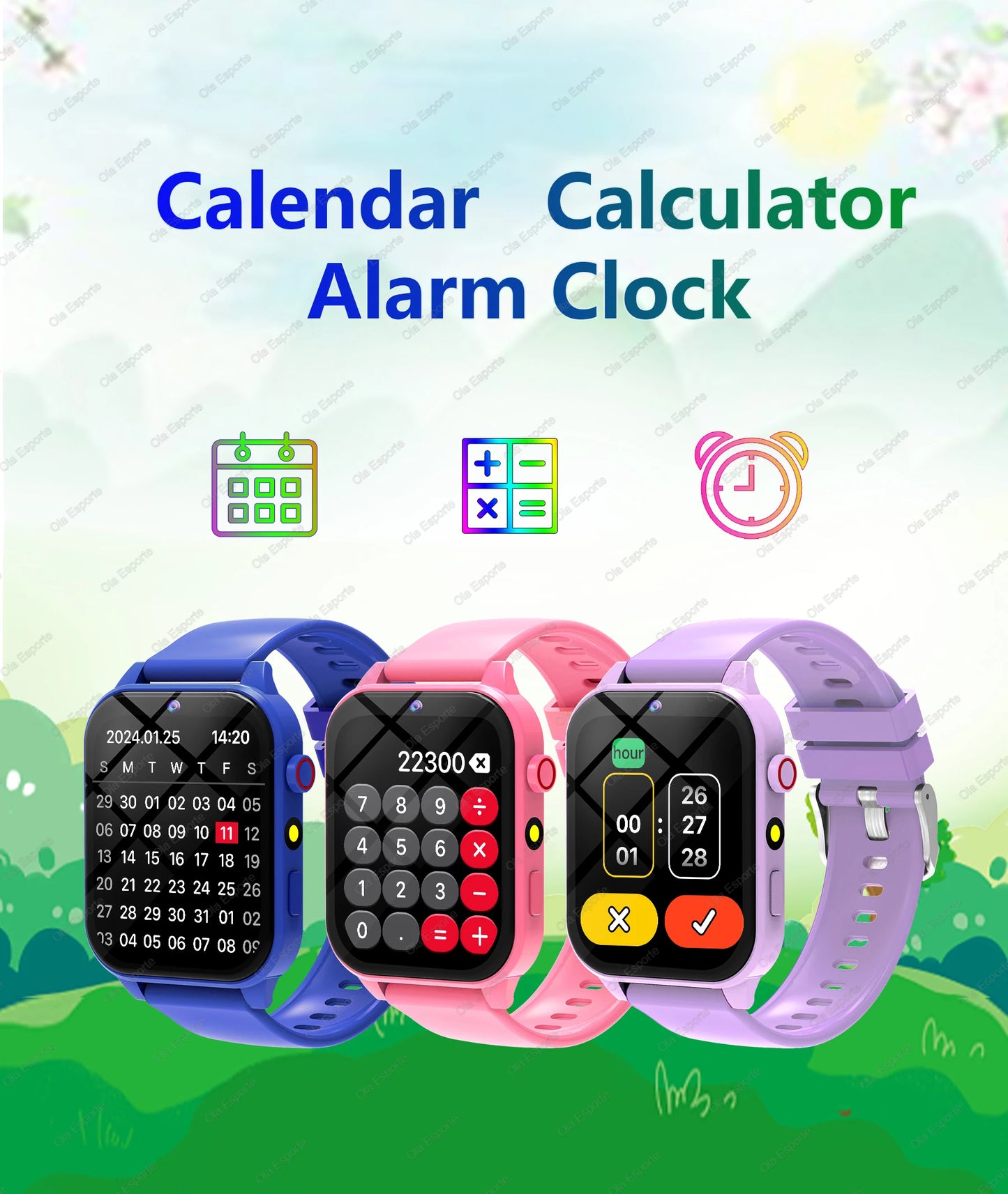 Kids Smartwatch With 100 Plus Games, HD Screen, Music iOS Android