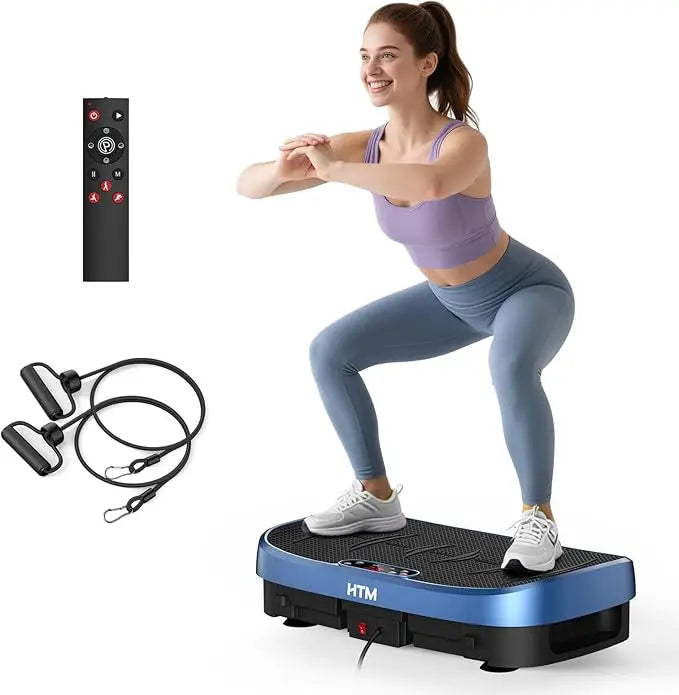 HTM Vibration Plate Multifunction Trainer for Home Gym 330lb